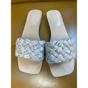 Marc Fisher Ltd. Reanna Flat Woven Slide Sandals 8.5